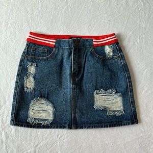 DNA couture denim skirt size M